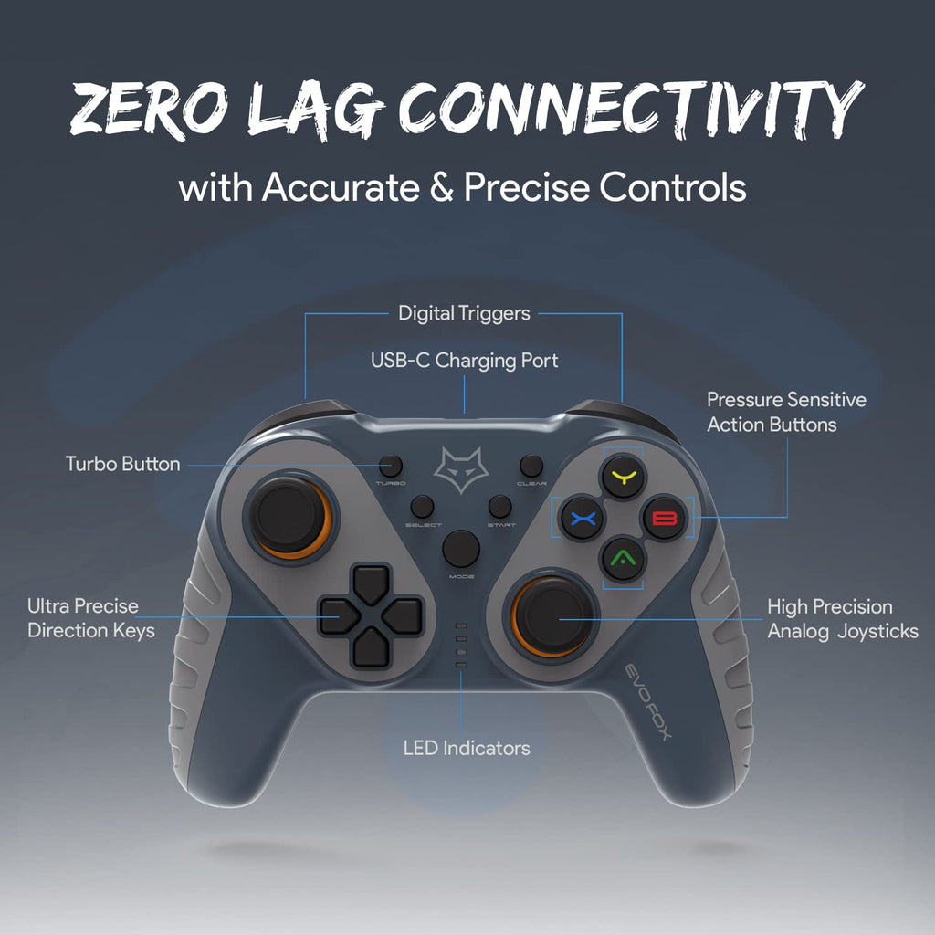 Amkette EvoFox Elite Ops Wireless Gamepad
