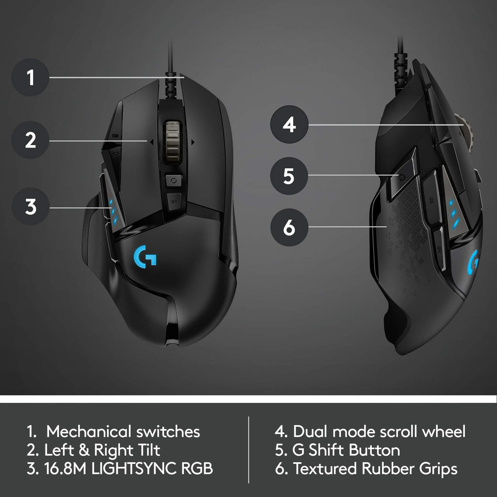 Logitech G502 Wired Gaming Mouse