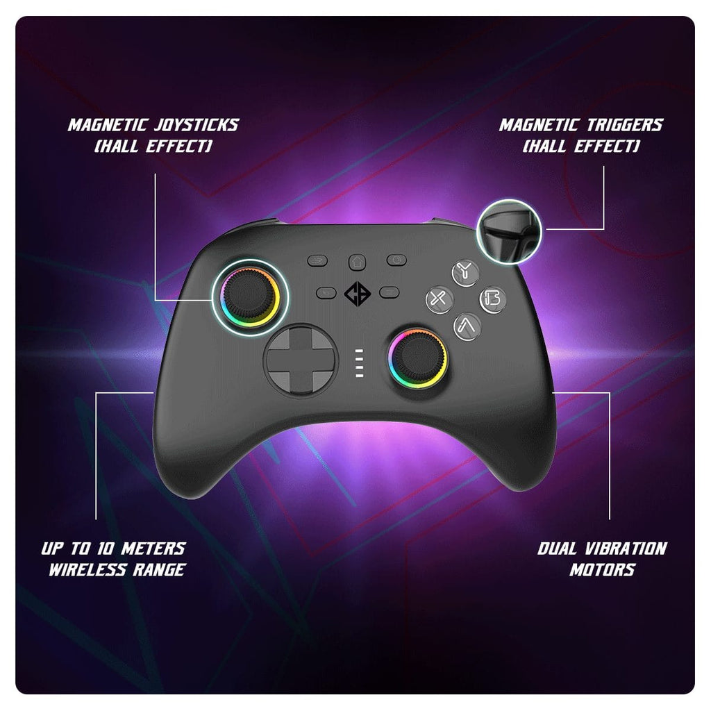 Cosmic Byte Stellaris Tri-Mode Wireless-Bluetooth-Wired Gamepad